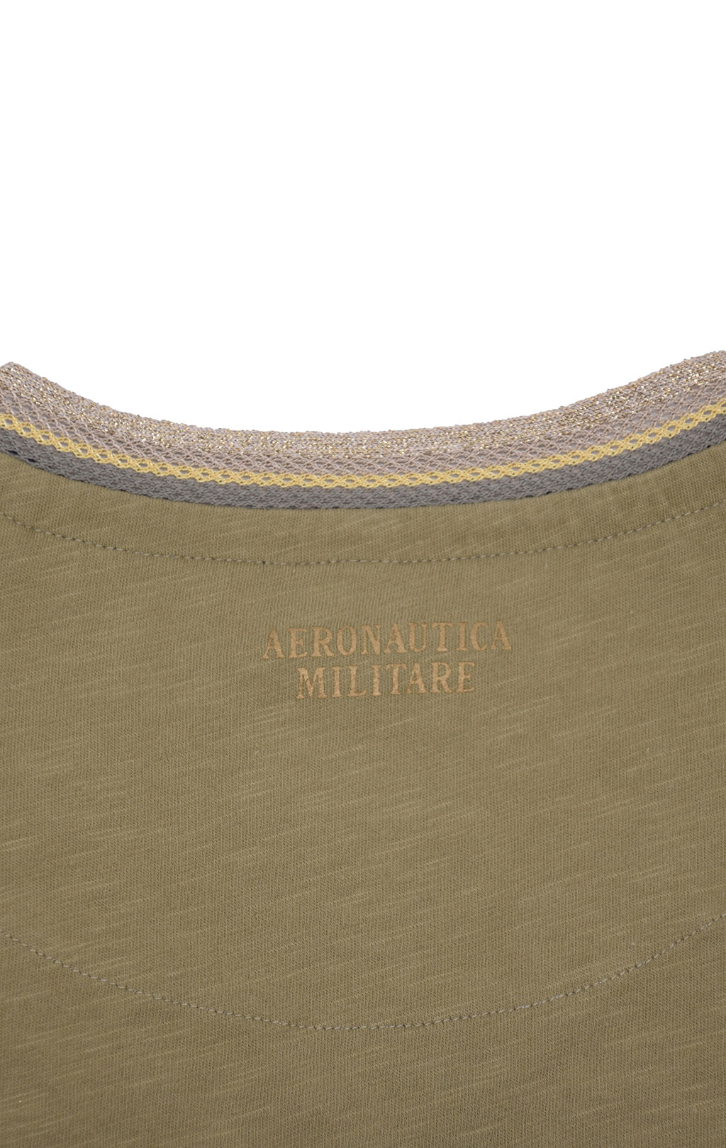 Женская футболка AERONAUTICA MILITARE SS19 verde chiaro (TS 1592) 