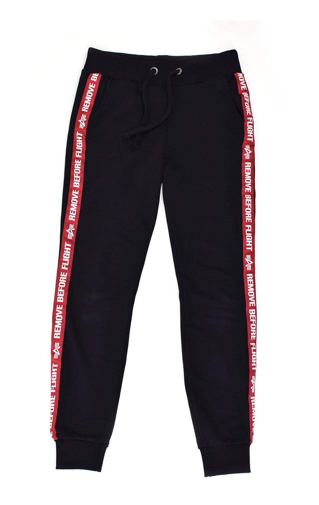 Женские брюки спортивные джоггеры ALPHA INDUSTRIES RBF TAPE JOGGER PANT black 