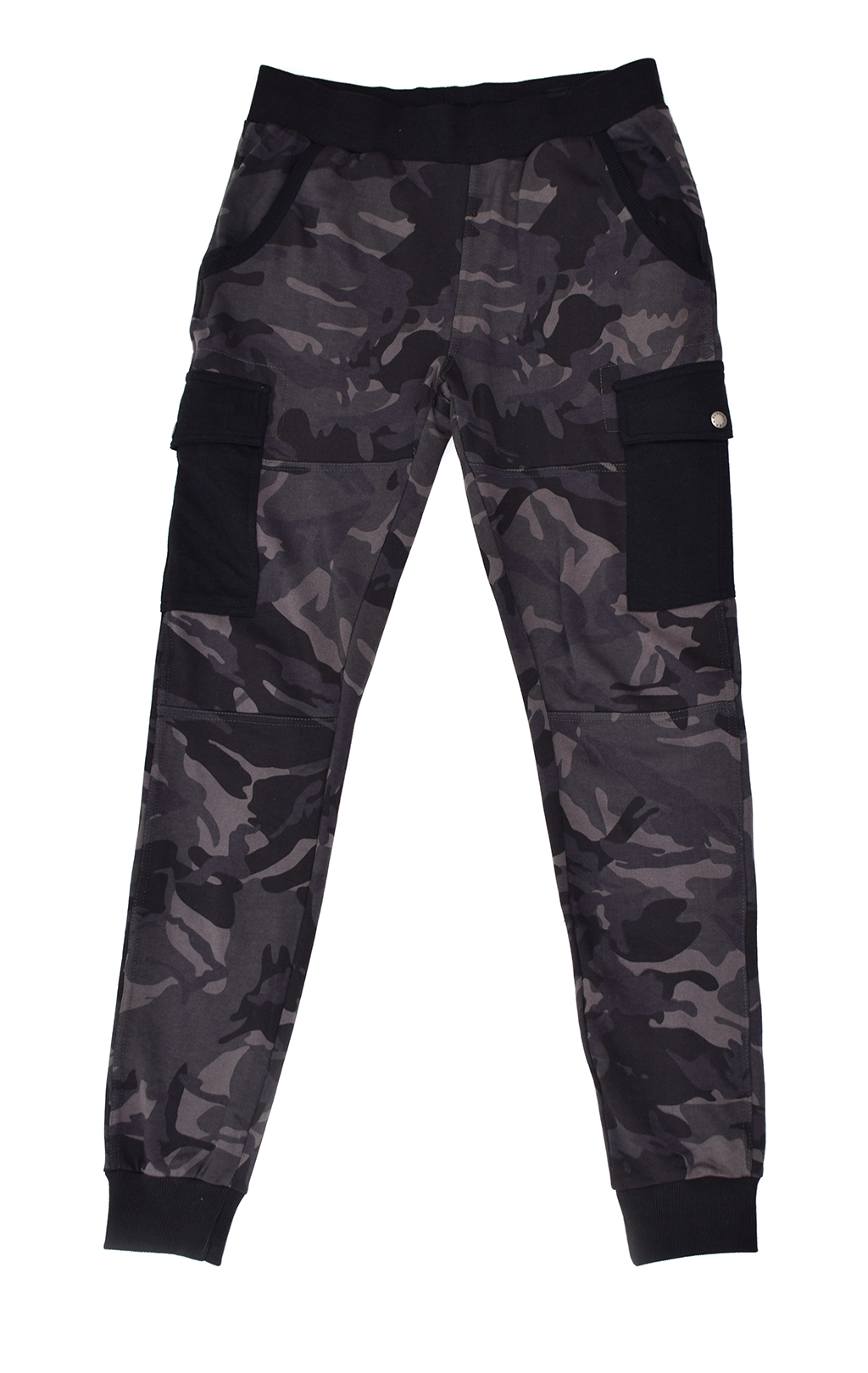 Брюки спортивные джоггеры ALPHA INDUSTRIES CARGO JOGGER black camo 