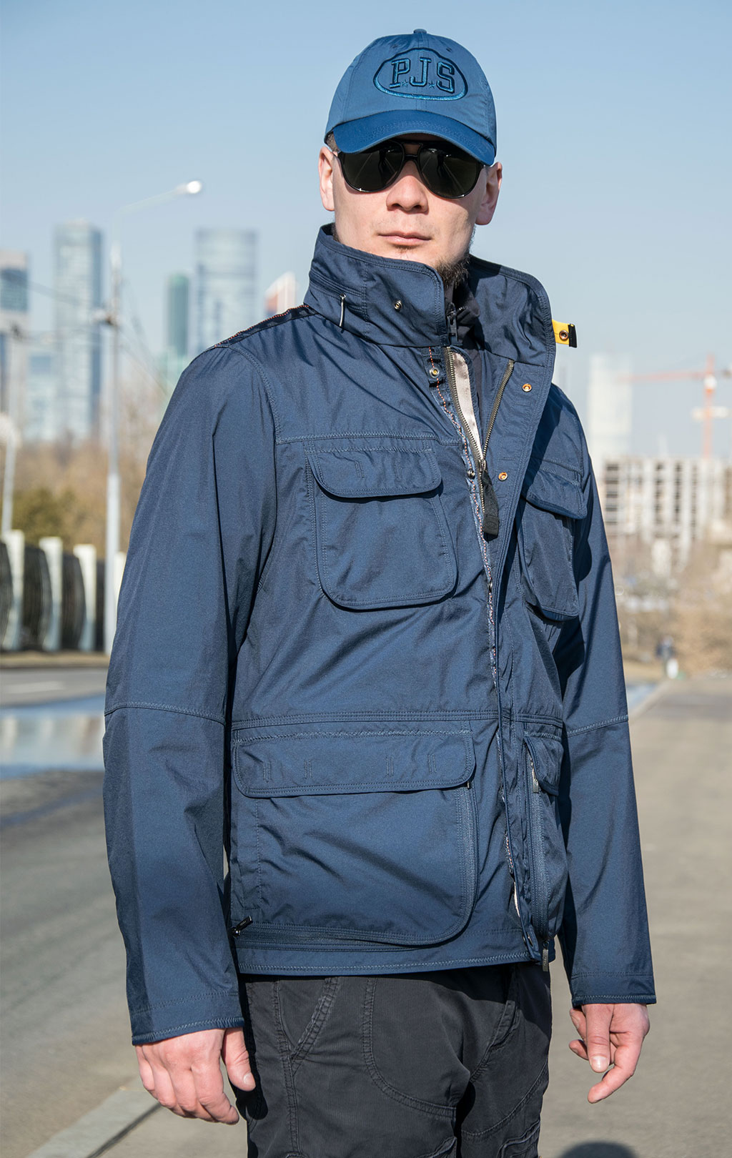 Ветровка PARAJUMPERS DESERT M-65 SS 22 navy 