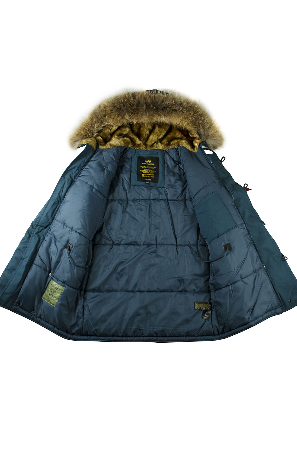 Аляска ALPHA INDUSTRIES EXPLORER натур. мех blue bold 