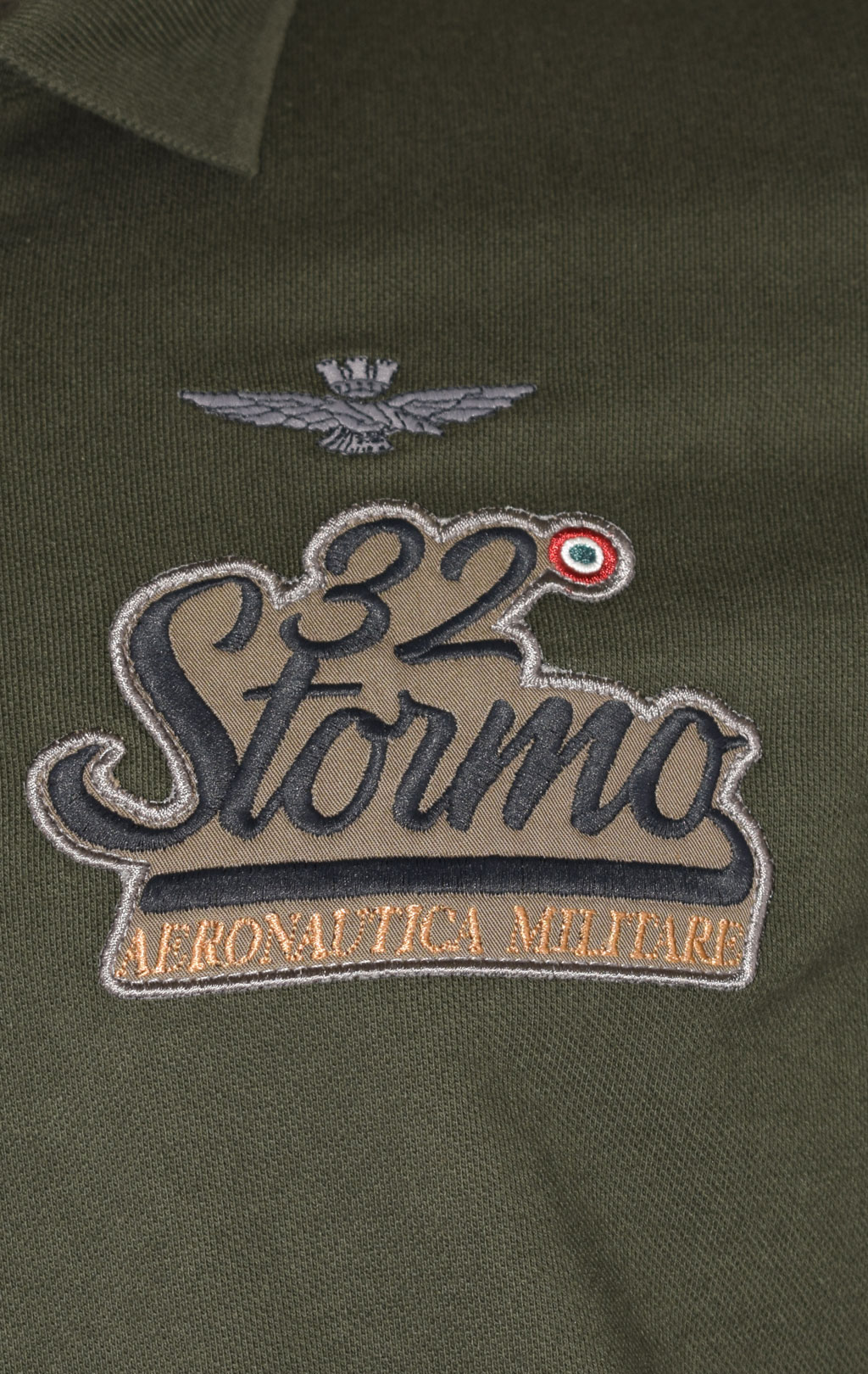 Поло-лонгслив AERONAUTICA MILITARE FW 22/23/TR verdone (PO 1659) 