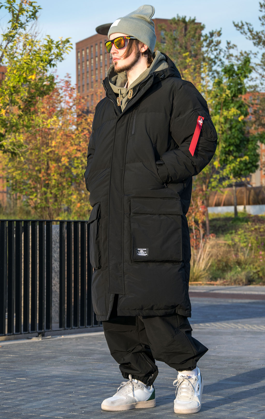 Парка ALPHA INDUSTRIES LONG PUFFER PARKA FW 23/24 m black 