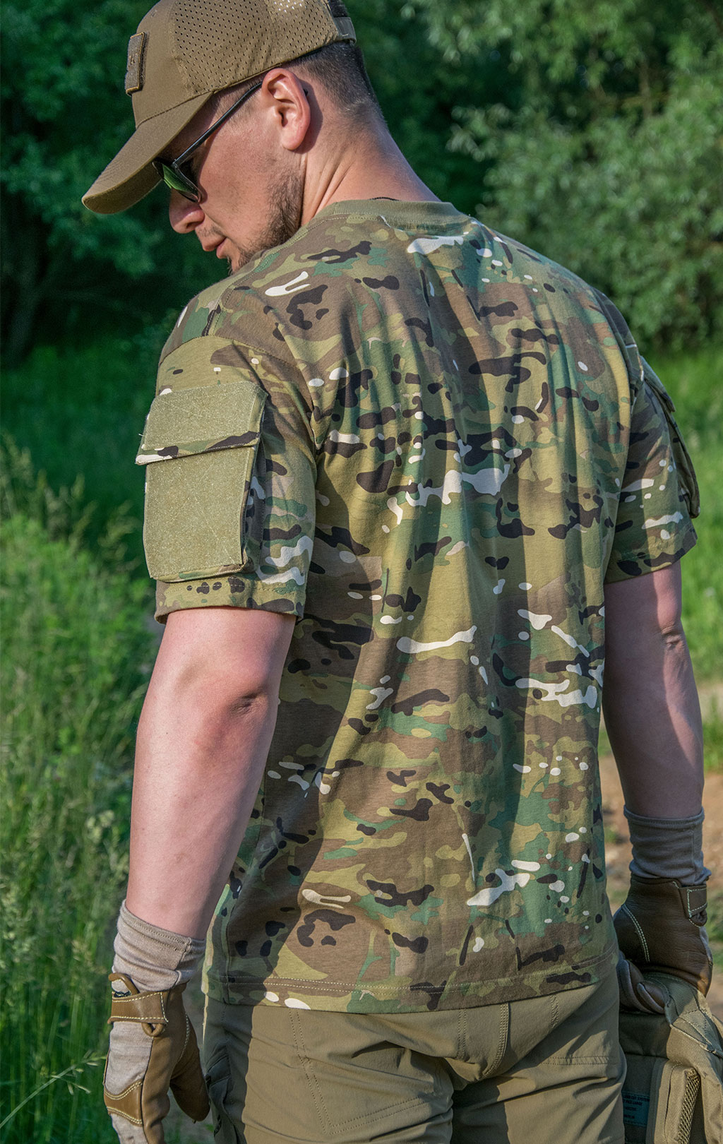 Футболка тактическая Fostex Tactical Pocket multicam 