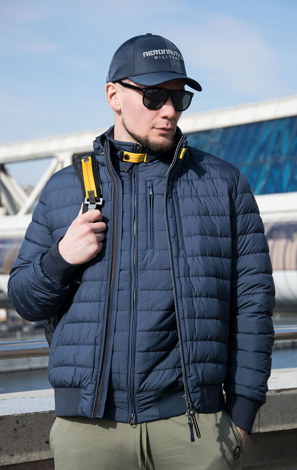 Куртка-пуховик лёгкая PARAJUMPERS ROLLAND SS 23 navy 