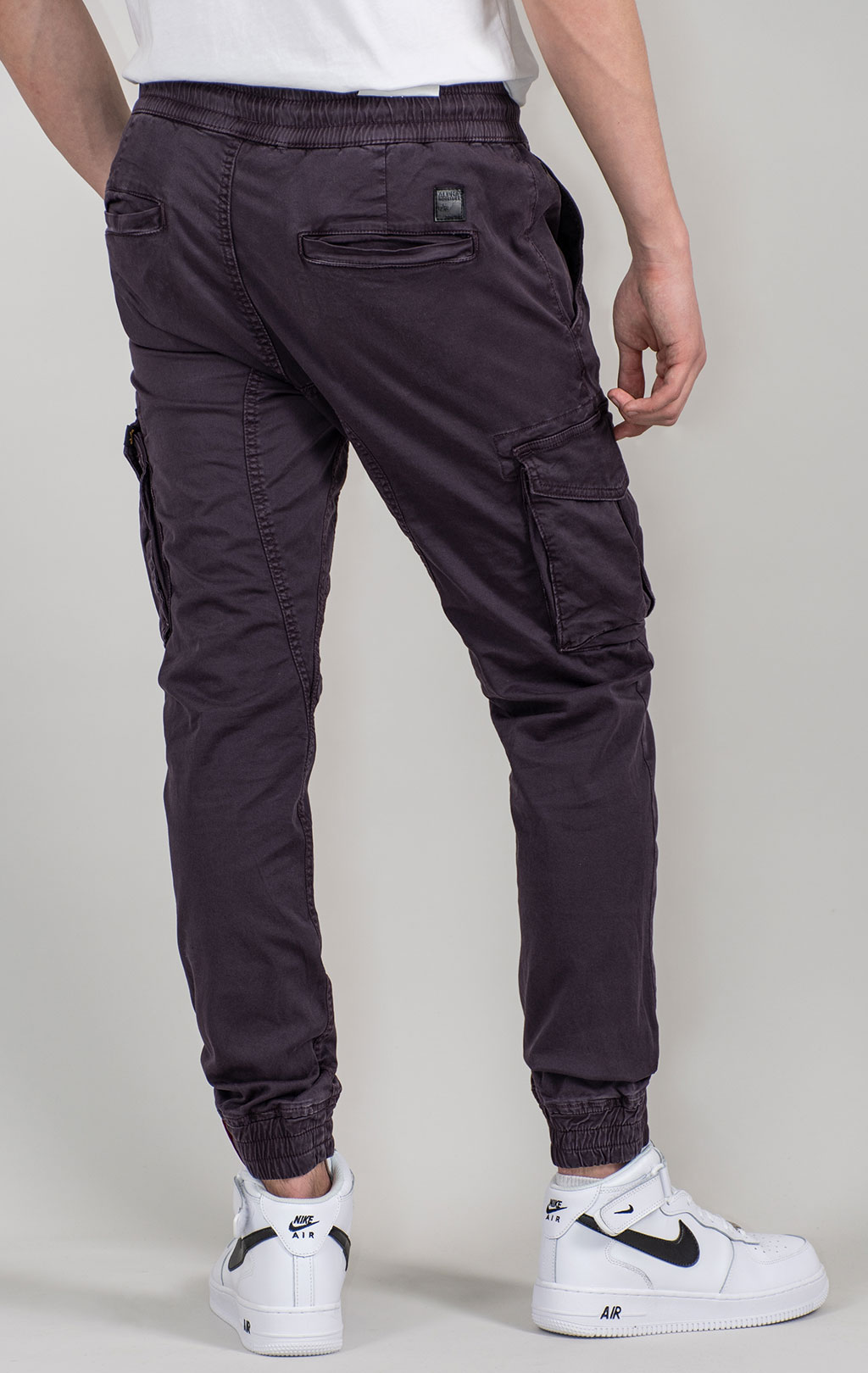 Брюки джоггеры ALPHA INDUSTRIES COTTON TWILL  JOGGER plum 