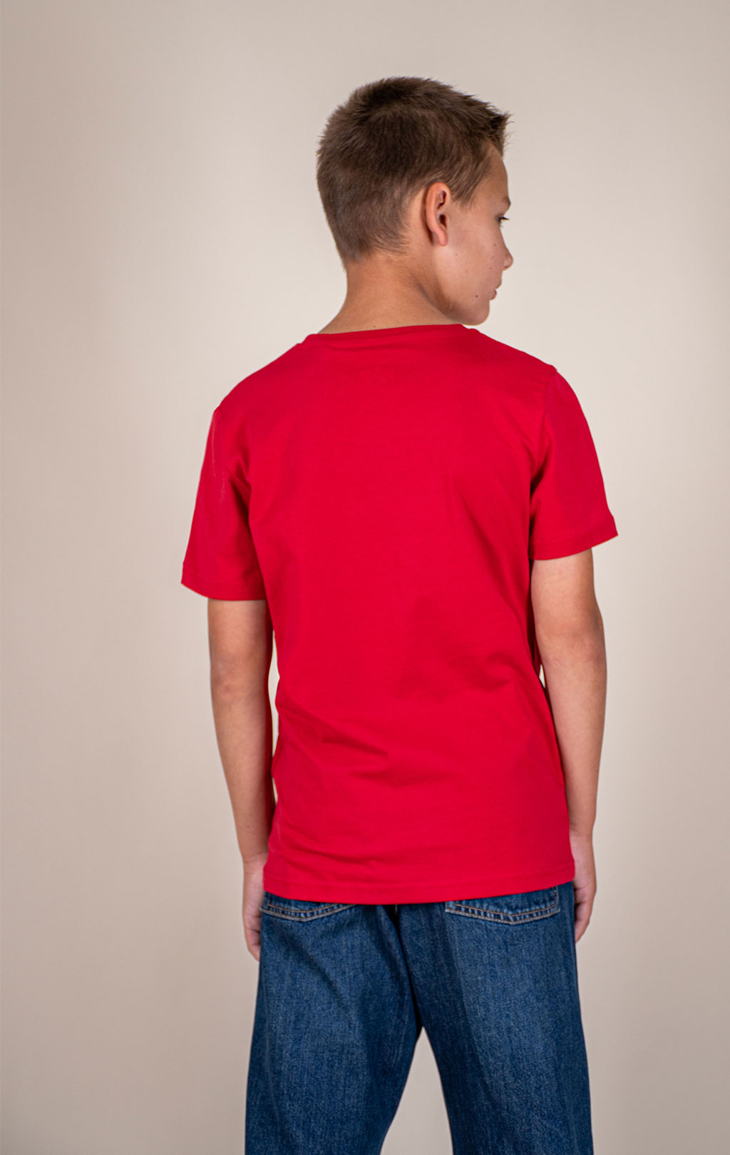 Детская футболка ALPHA INDUSTRIES BASIC T speed red 
