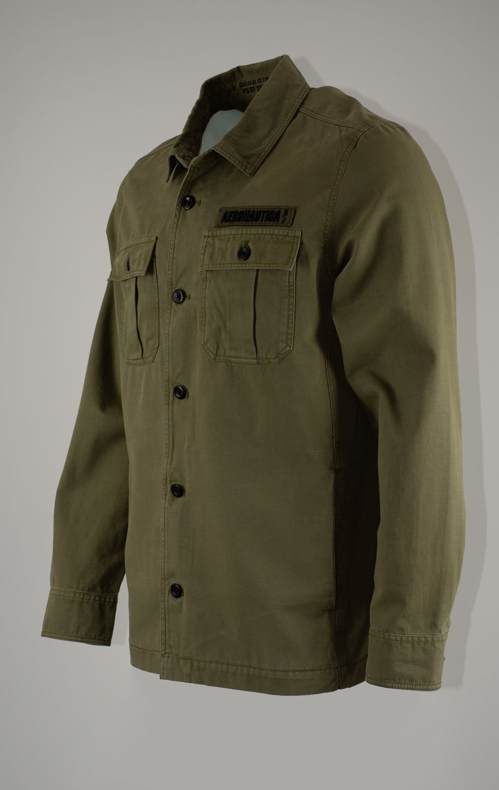 Ветровка AERONAUTICA MILITARE FW 25/26/IN dark olive (AC 0036) 