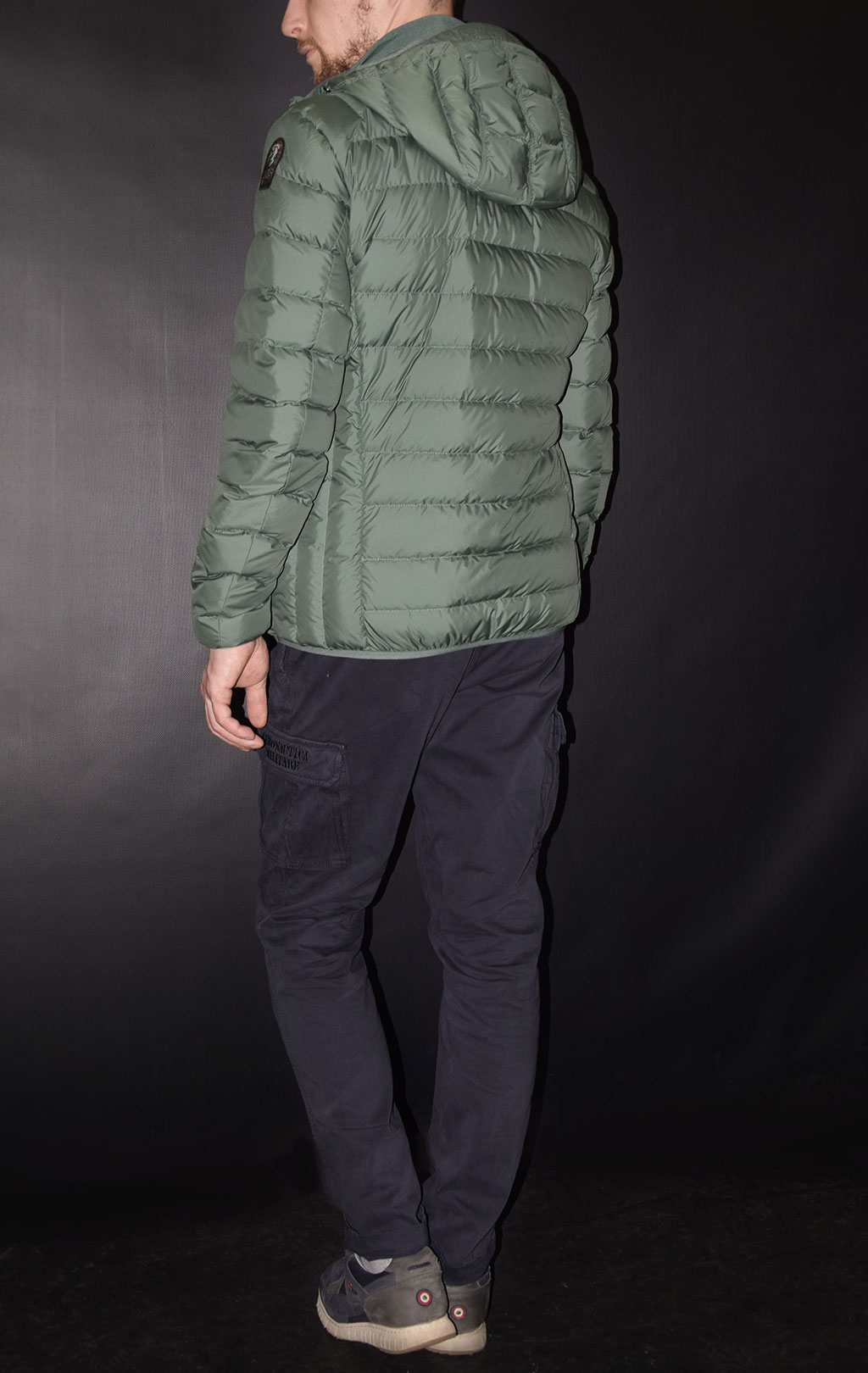 Куртка-пуховик лёгкая PARAJUMPERS LAST MINUTE forest green 