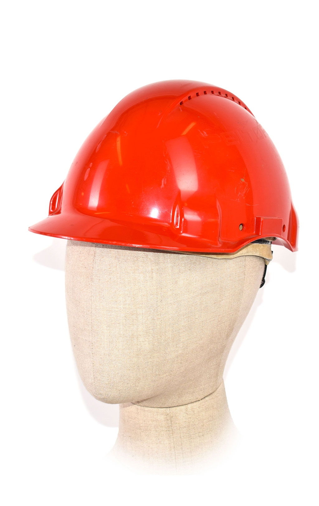 Шлем строительный пластик red б/у Голландия