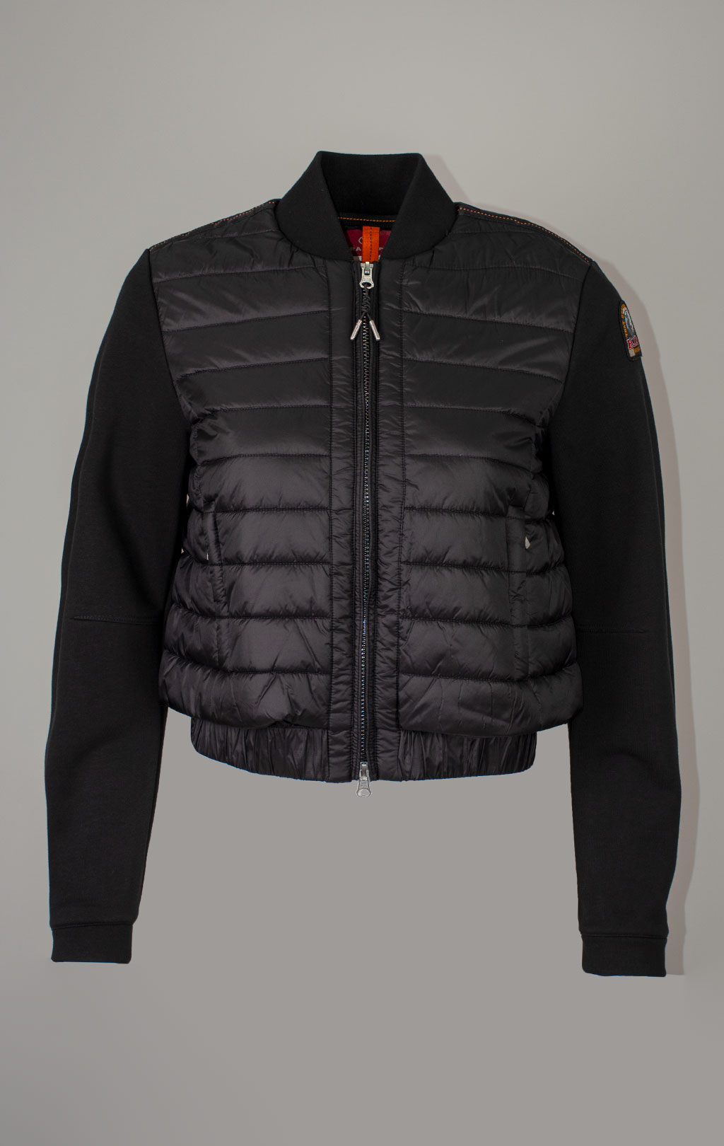 Женская толстовка комбинированная PARAJUMPERS LORETTA FW 25/26 black 