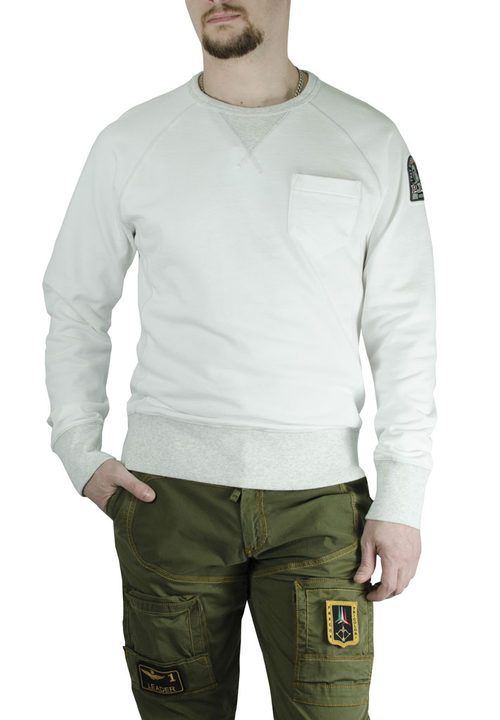 Толстовка PARAJUMPERS BENTON white off 