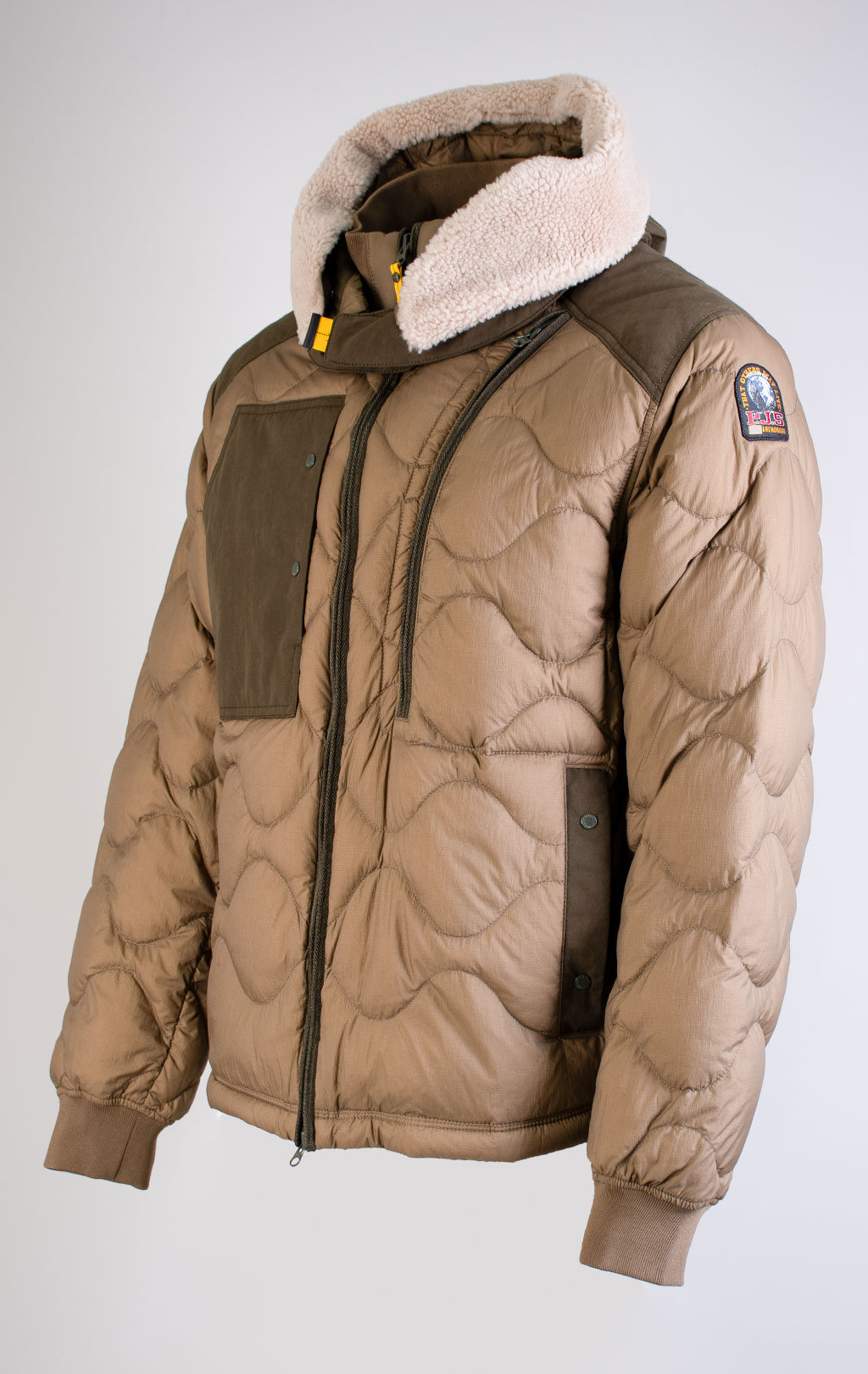 Куртка-пуховик PARAJUMPERS AKUTAN FW 25/26 earth/deep moss 