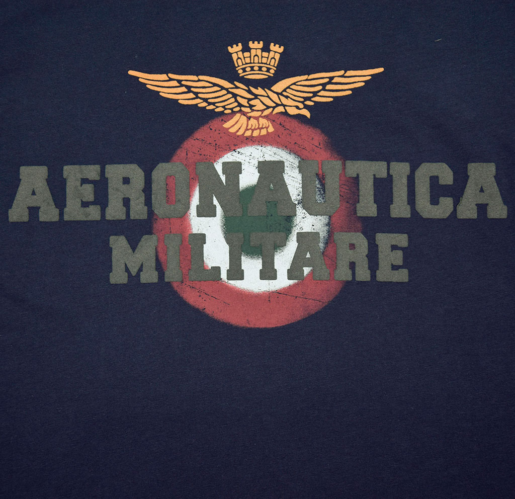 Футболка AERONAUTICA MILITARE SS 19/PT blue navy (TS 1617)