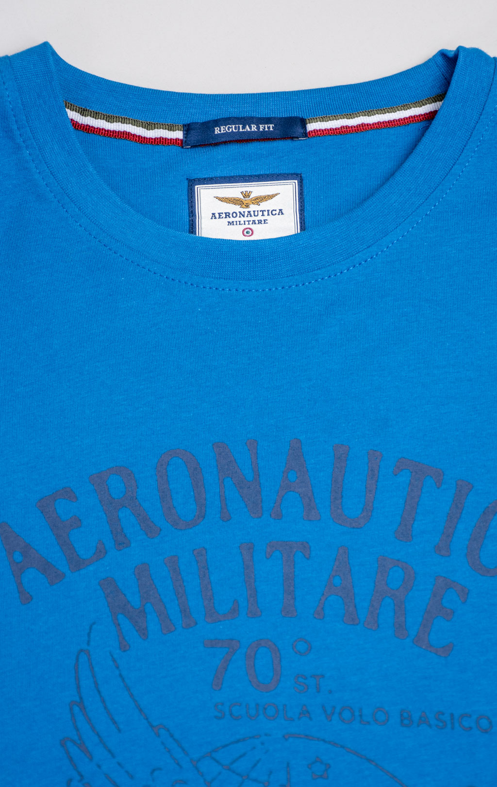 Футболка AERONAUTICA MILITARE SS 26/BD mykonos blue (TS 2542) 