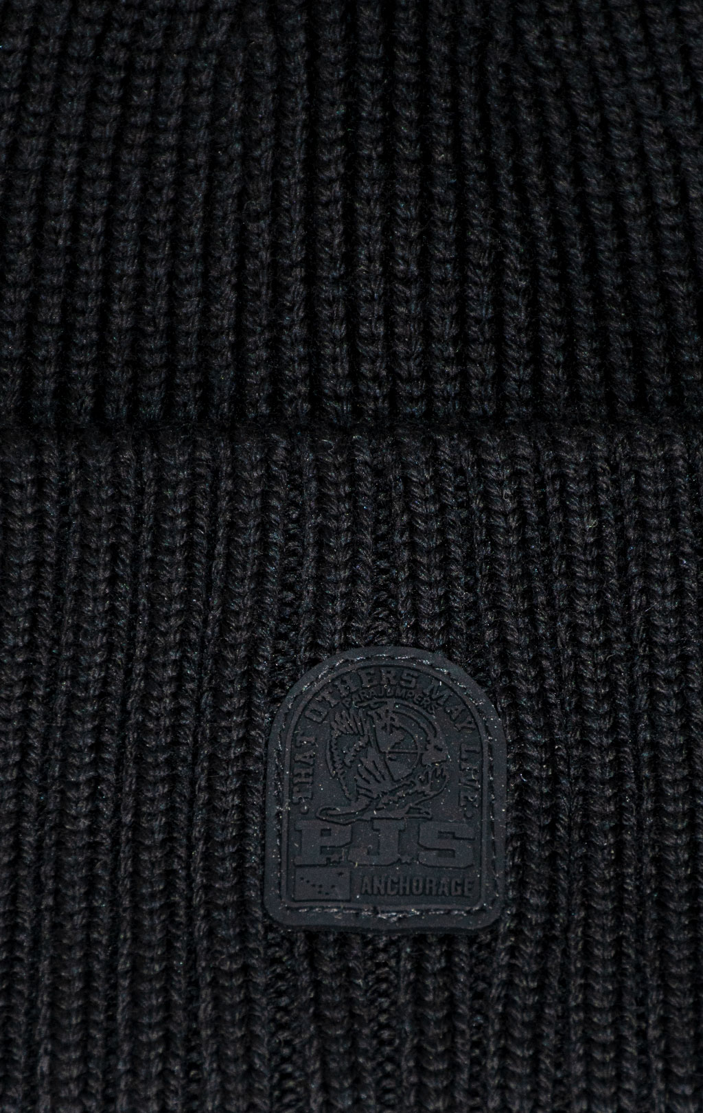Шапка вязаная PARAJUMPERS PLAIN BEANIE FW 25/26 black 