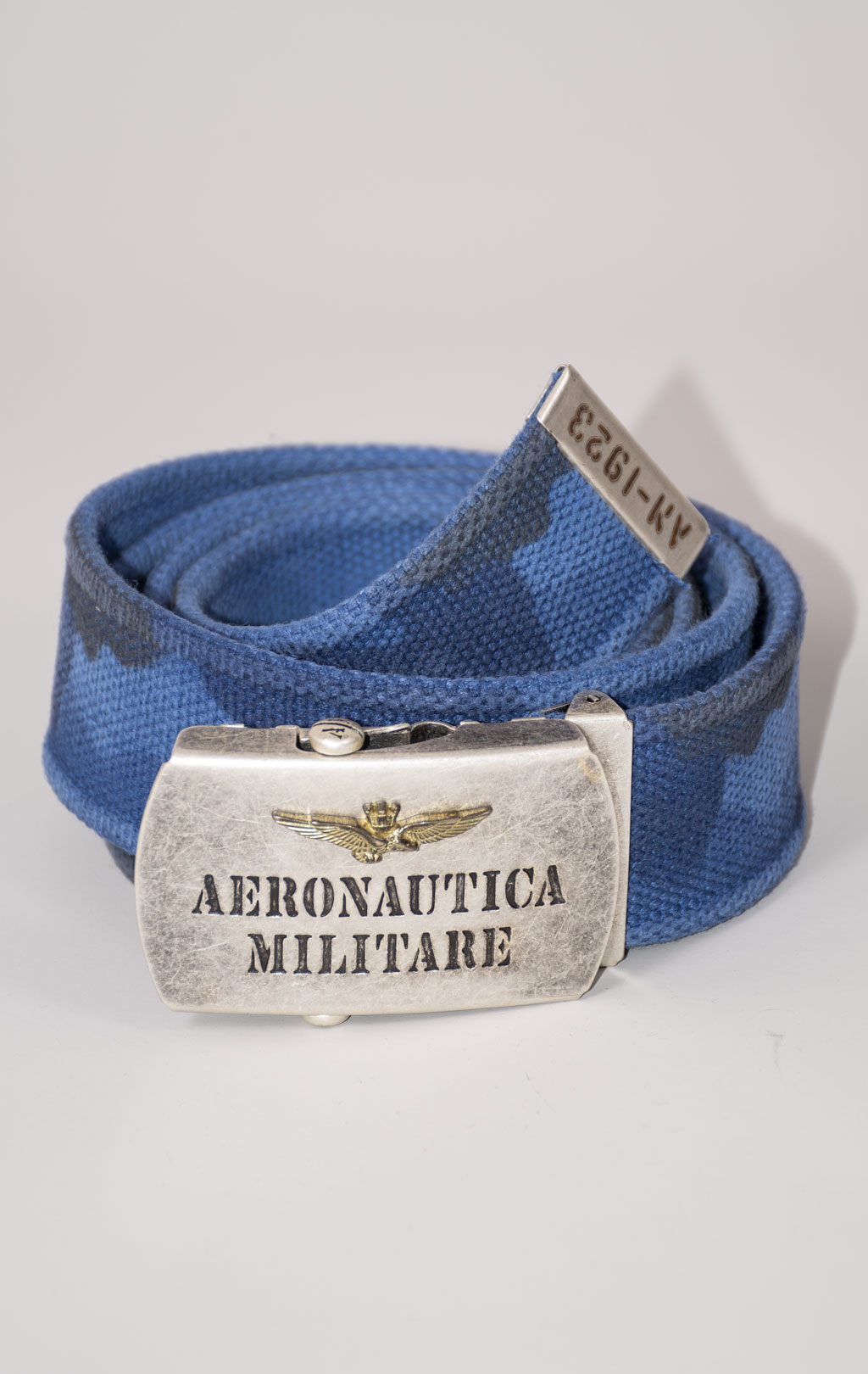 Ремень тканевый AERONAUTICA MILITARE SS 24/IT blue camo (CI 303) 