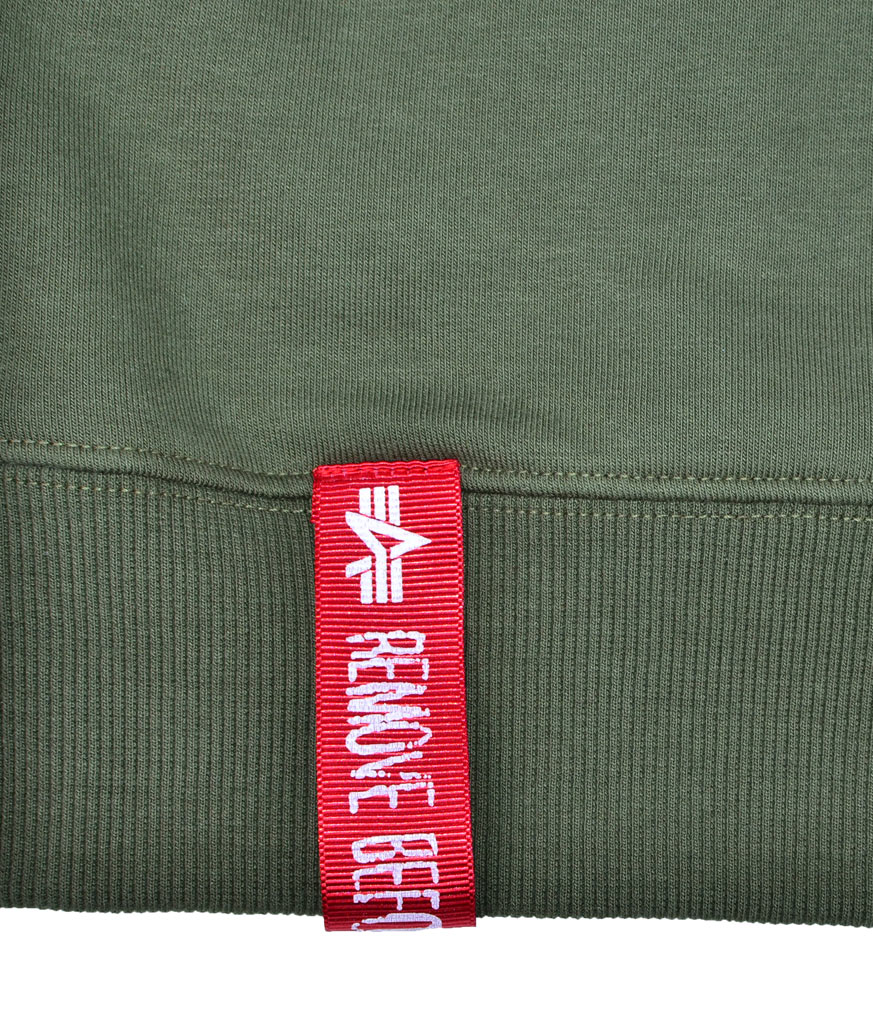 Свитшот ALPHA INDUSTRIES BASIC SWEATER dark green 