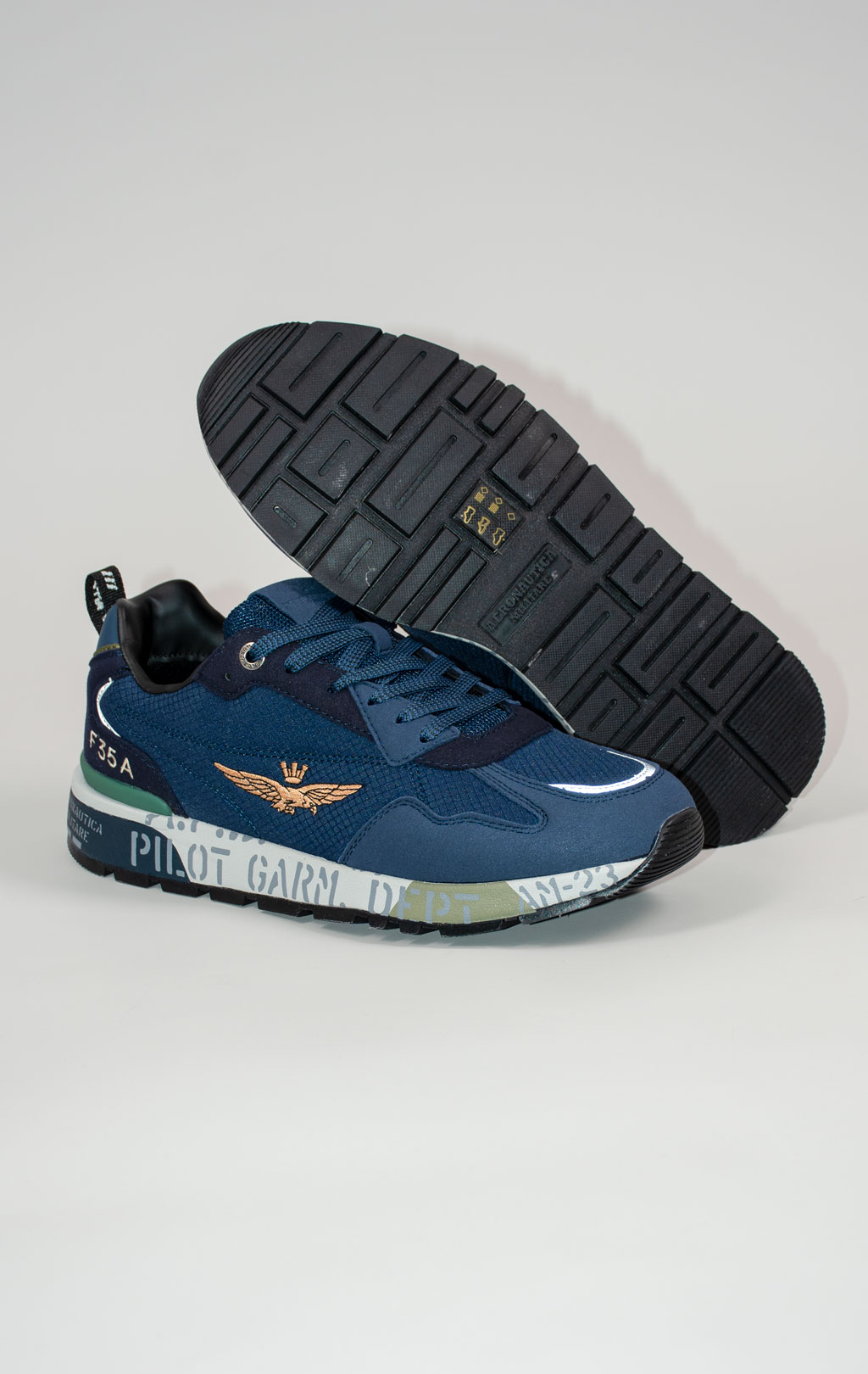 Кроссовки AERONAUTICA MILITARE FW 25/26/CN blue navy (SC 0276) 