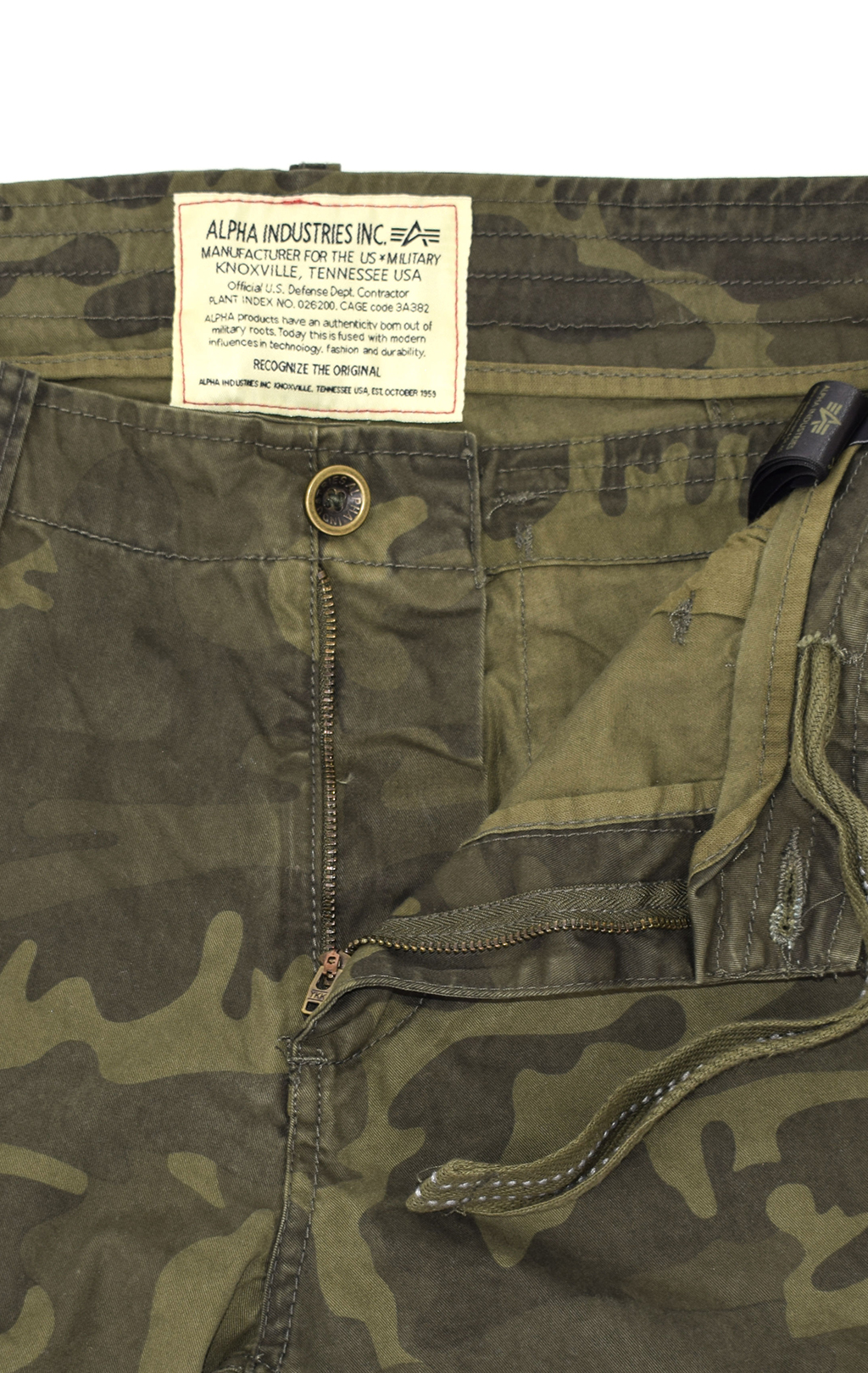 Брюки-карго ALPHA INDUSTRIES JET PANT olive camo (#101212) 