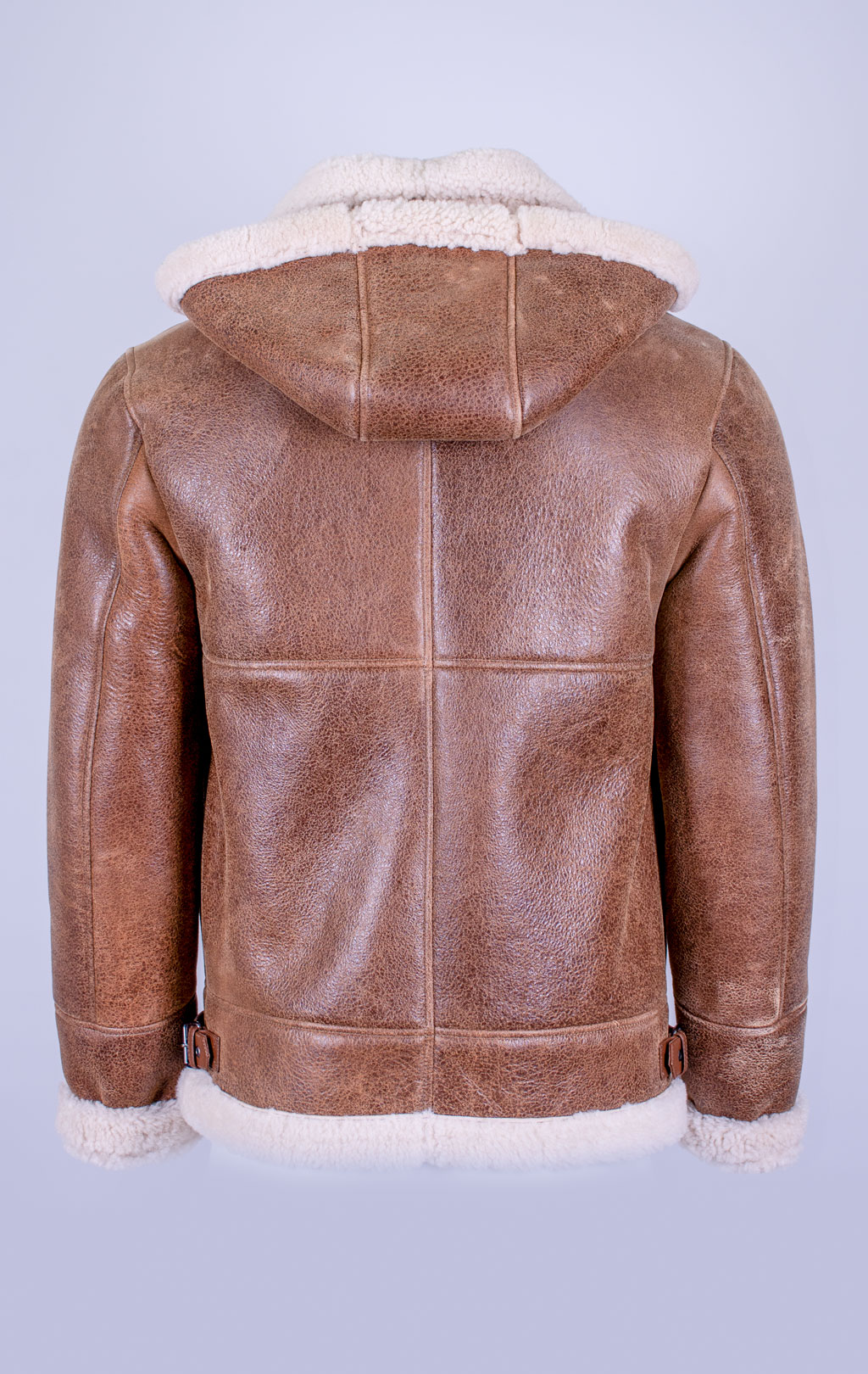 Куртка-пилот KODZIC B-3 Hooded овчина vintage khaki (1251) 