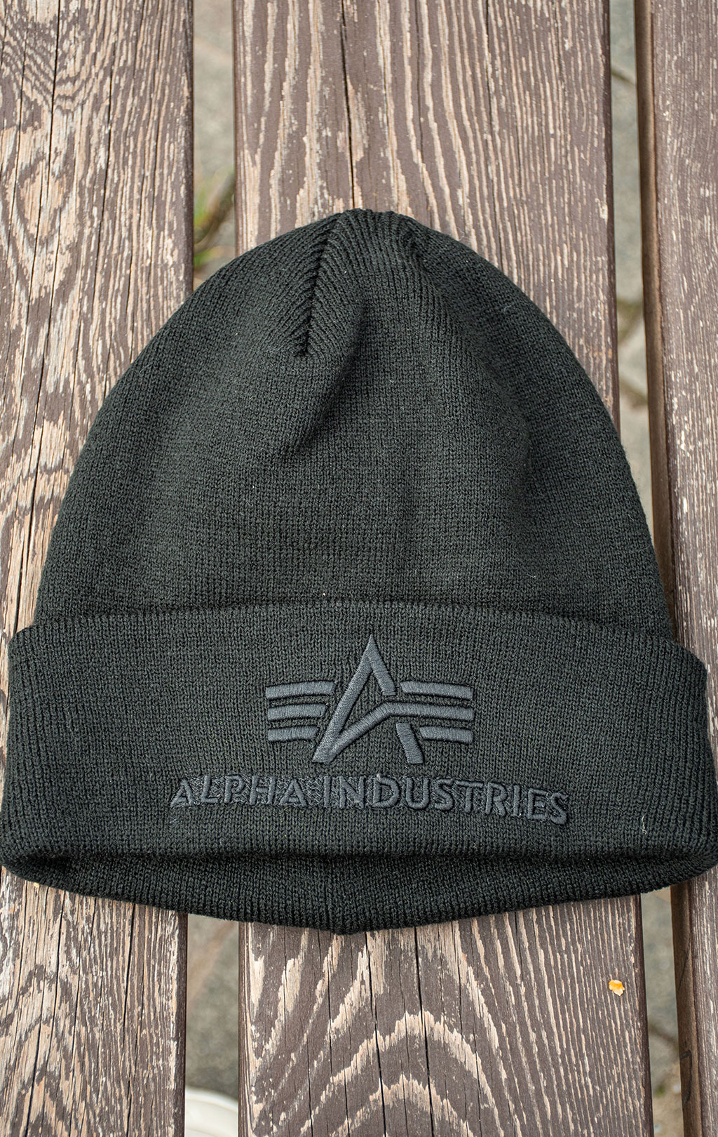 Шапка ALPHA INDUSTRIES 3D BEANIE black 