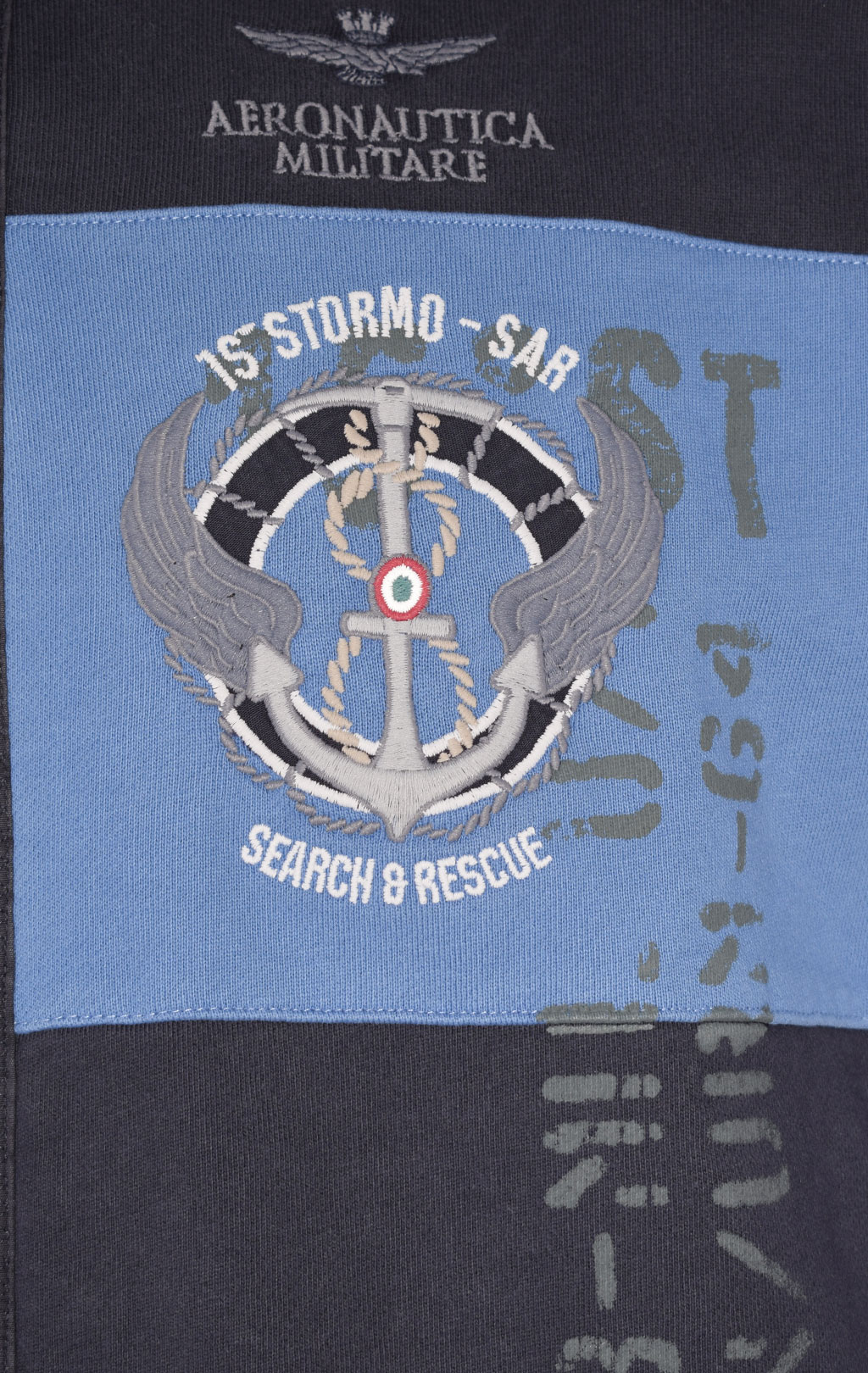 Олимпийка AERONAUTICA MILITARE SS 23/TR blue navy (FE 1764)