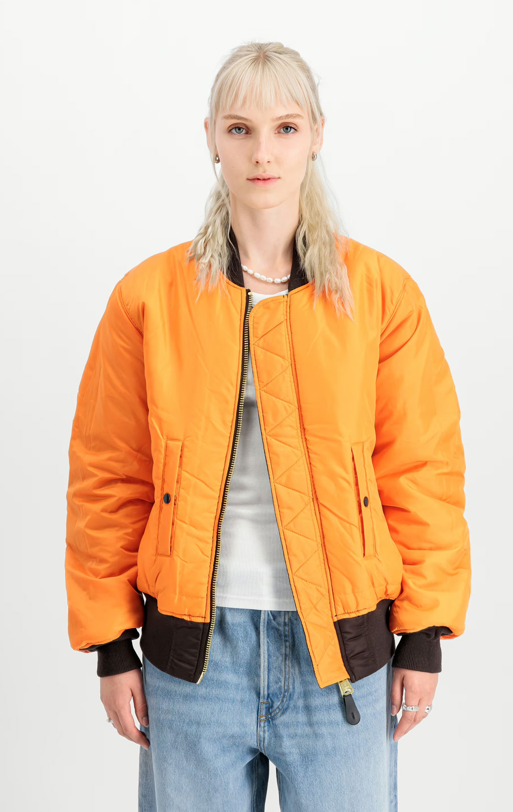 Бомбер ALPHA INDUSTRIES MA-1 HERITAGE hunter brown 