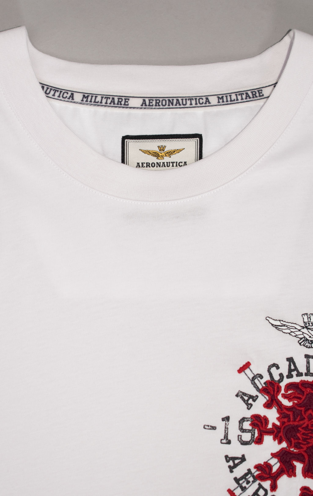 Футболка AERONAUTICA MILITARE SS 24/TR milk white (TS 2201) 