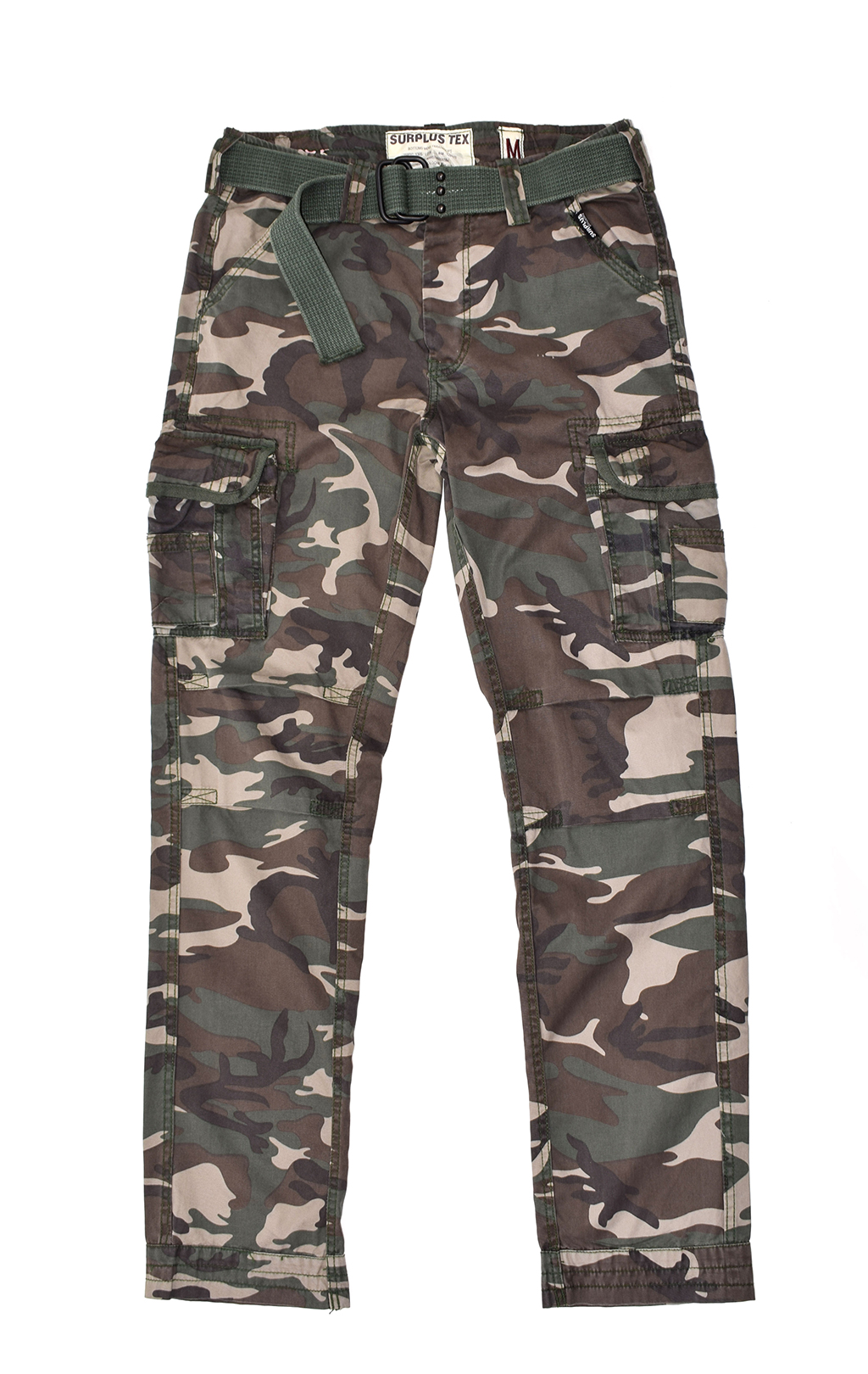 Брюки-карго Surplus PREMIUM SLIMMY camo woodland 