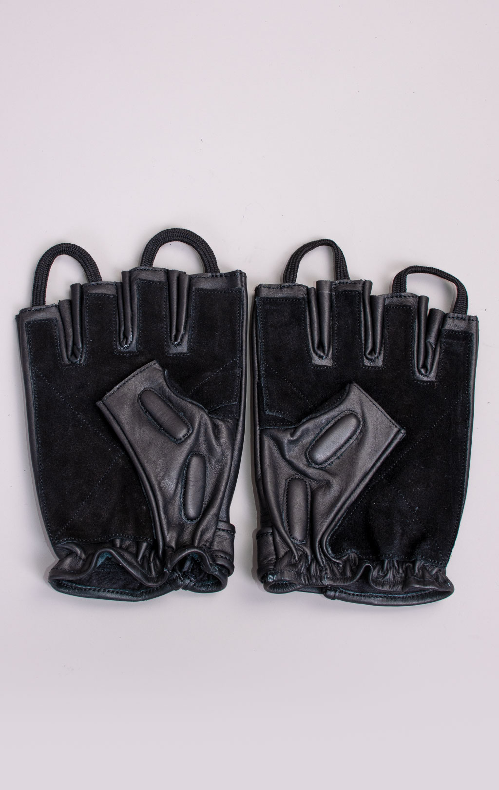 Перчатки SWAT кожа без пальцев black ARG-35 Пакистан
