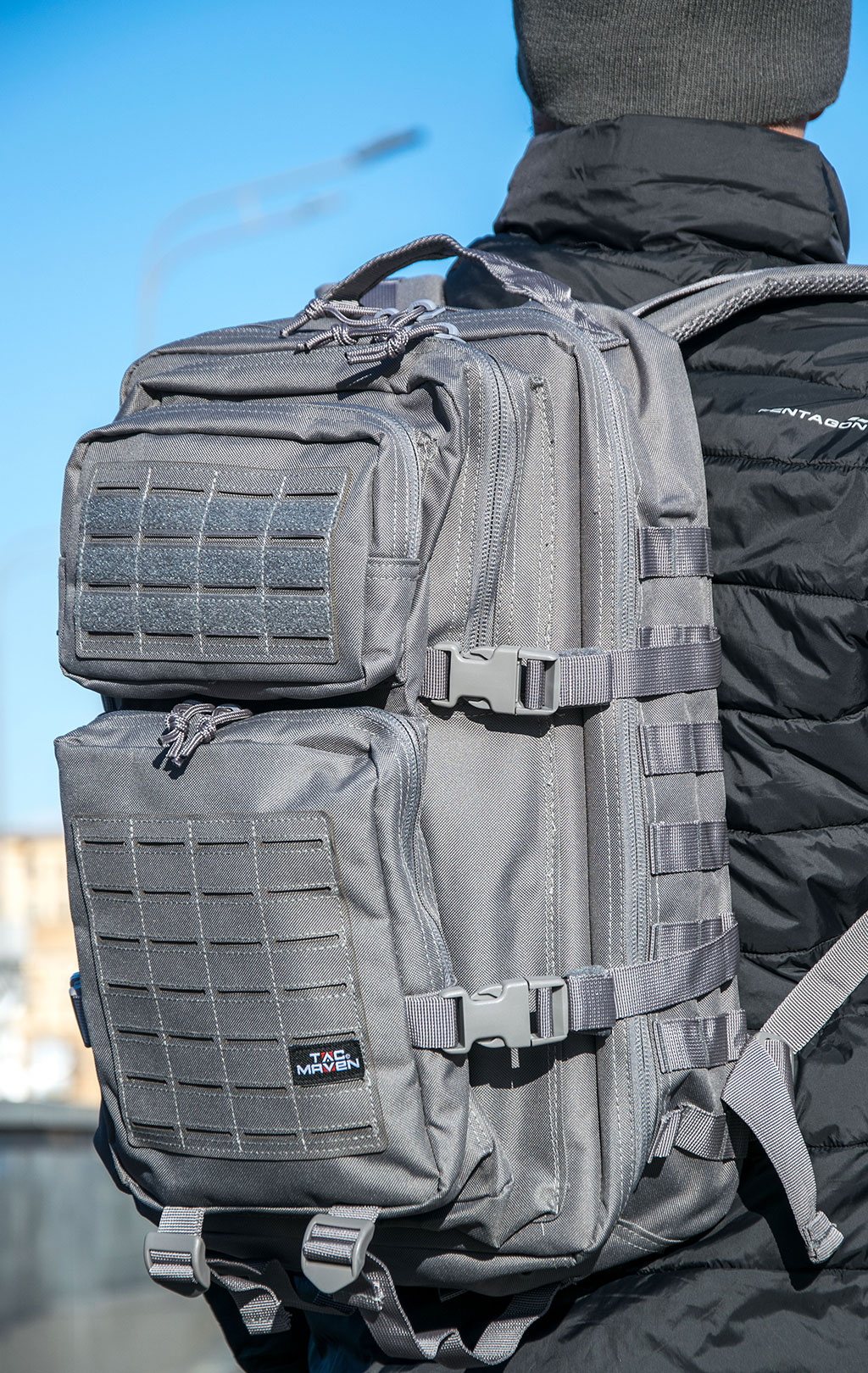 Рюкзак тактический Pentagon - Tac Maven ASSAULT LASER large(35L) grey wolf 16006 