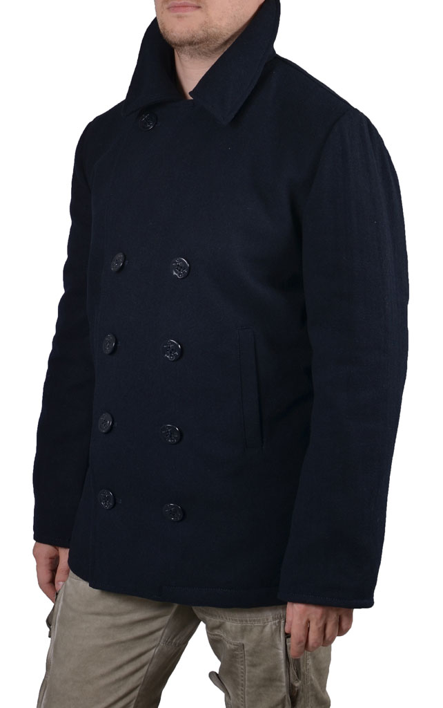 Бушлат морской ALPHA INDUSTRIES PEACOAT USN navy 