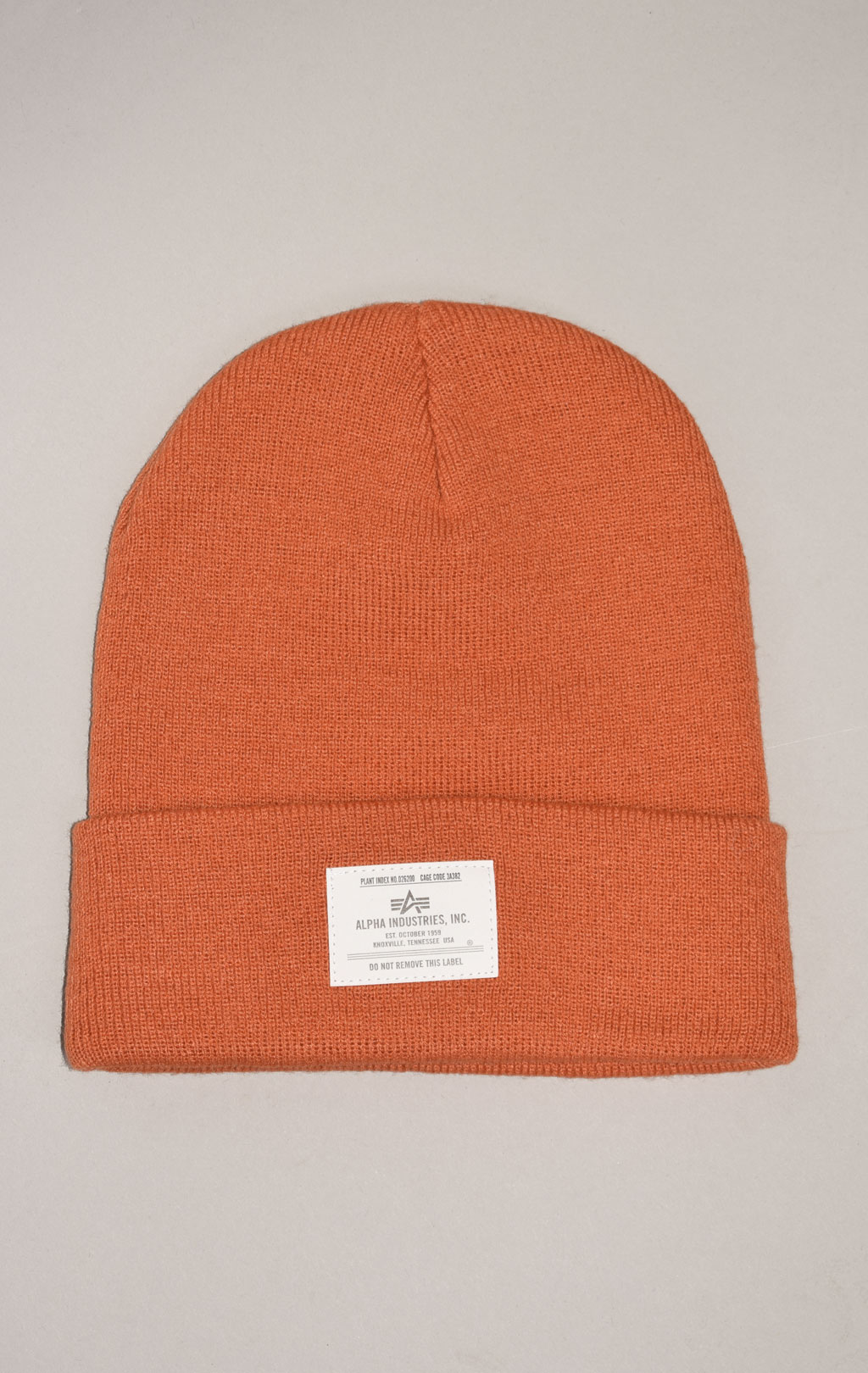 Шапка ALPHA INDUSTRIES ESSENTIAL BEANIE FW 22/23 emergency orange 