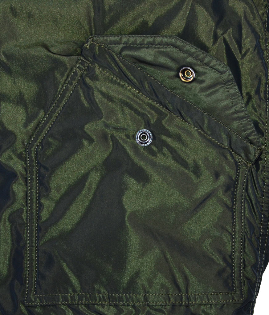 Аляска короткая ALPHA INDUSTRIES HUNTER II dark green 