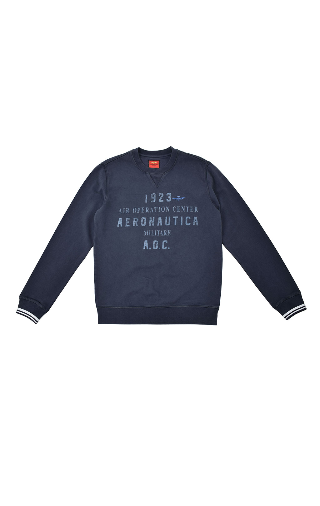 Свитшот AERONAUTICA MILITARE FW 21/22/IN blue black (FE 1575) 