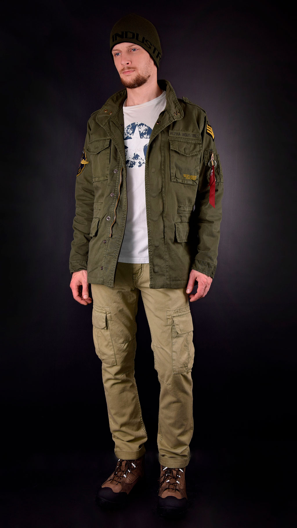 Куртка ALPHA INDUSTRIES CW-P M-65 dark olive 