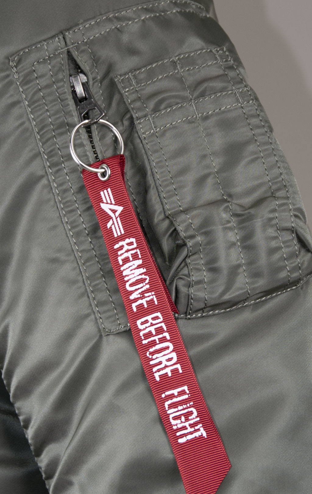 Ветровка-бомбер ALPHA INDUSTRIES TT HOOD MA-1 vintage green 