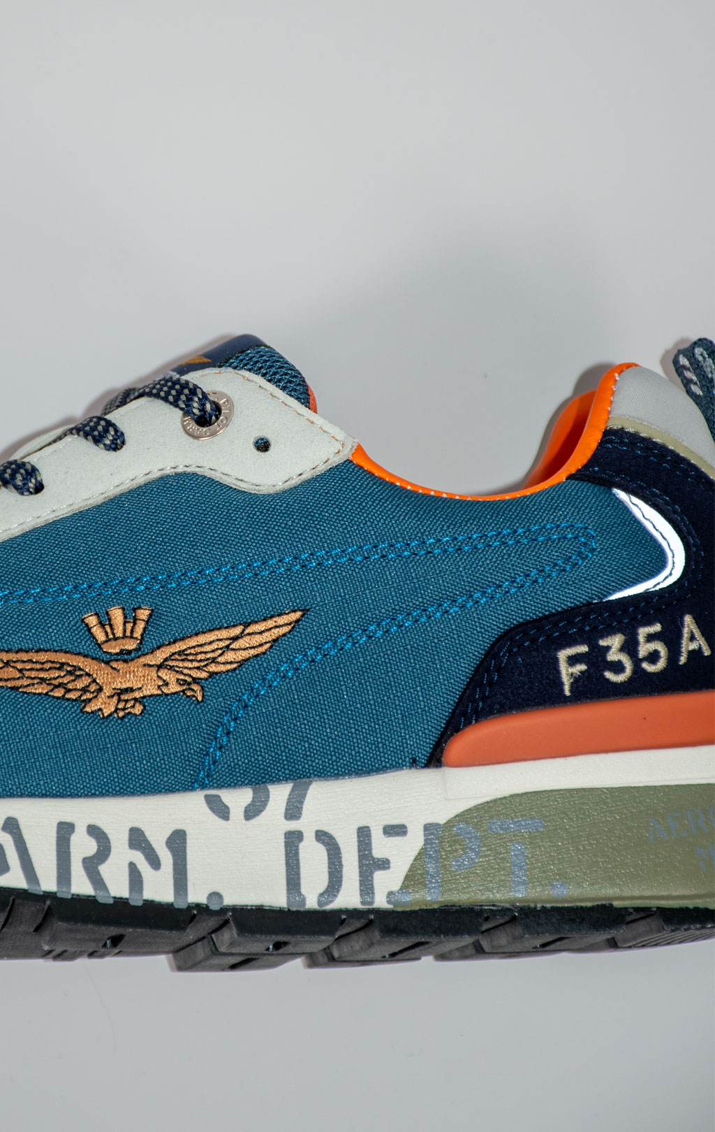 Кроссовки AERONAUTICA MILITARE SS 25/CN baltic/blue navy (SC 276) 