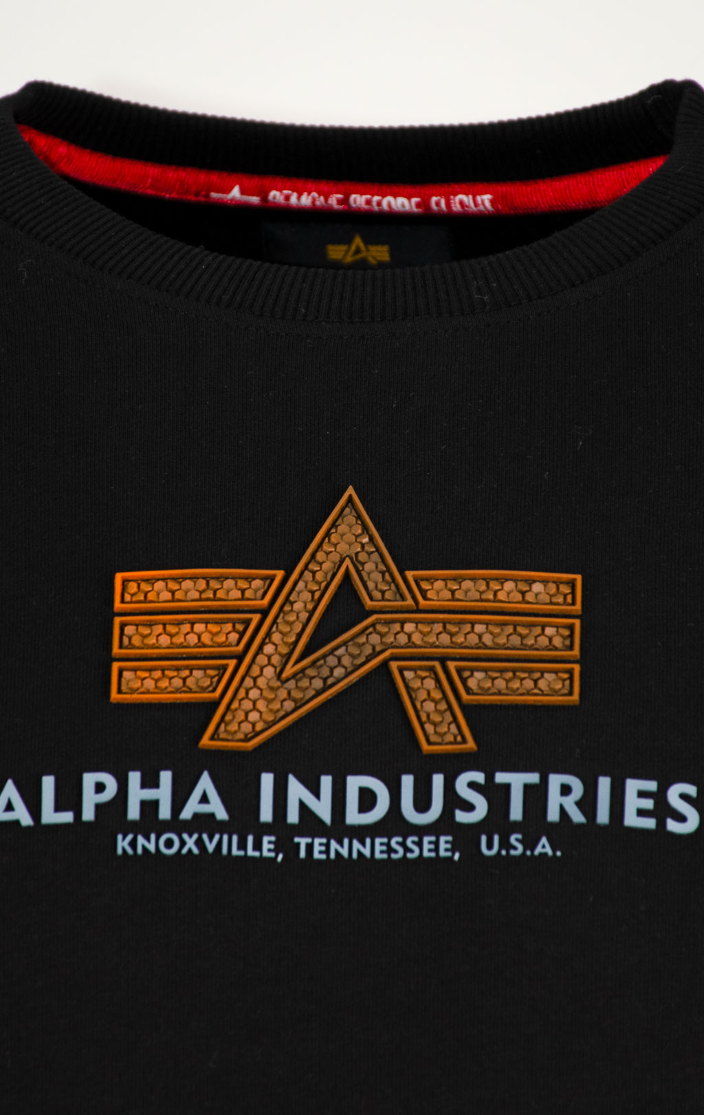 Свитшот ALPHA INDUSTRIES BASIC SWEATER RUBBER black 