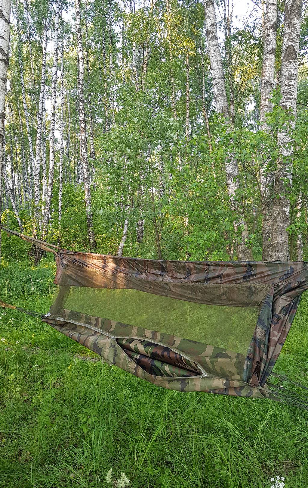 Гамак москитный армейский camo woodland Франция