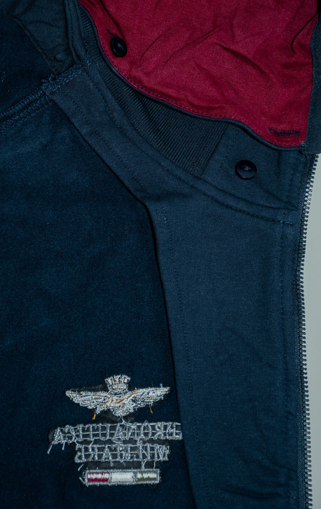 Толстовка с капюшоном AERONAUTICA MILITARE FW 25/26/BD blue navy (FE 2078) 
