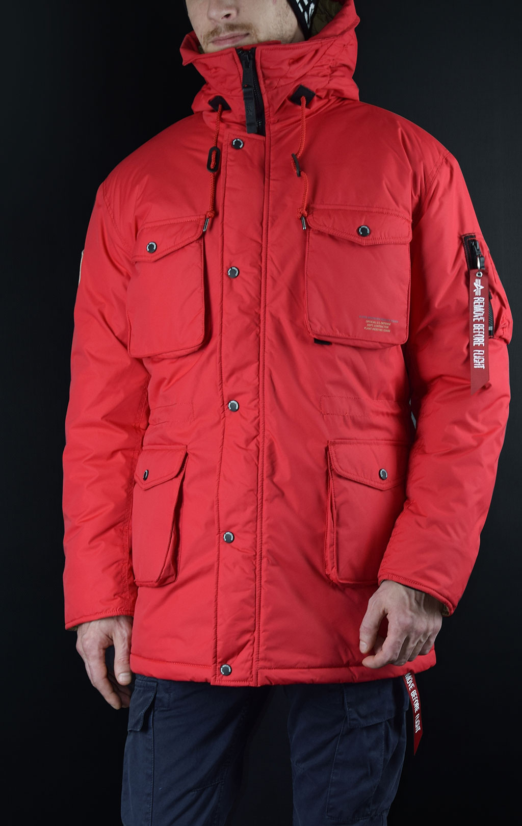 Куртка ALPHA INDUSTRIES MOUNTAIN ALL WEATHER JACKET speed red 