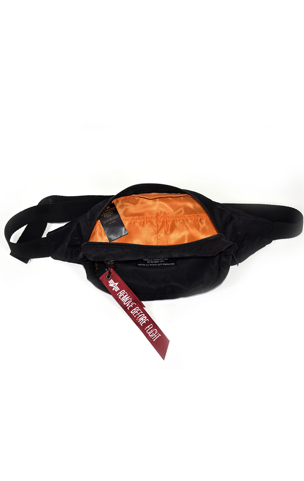 Сумка поясная ALPHA INDUSTRIES CREW WAIST BAG black 