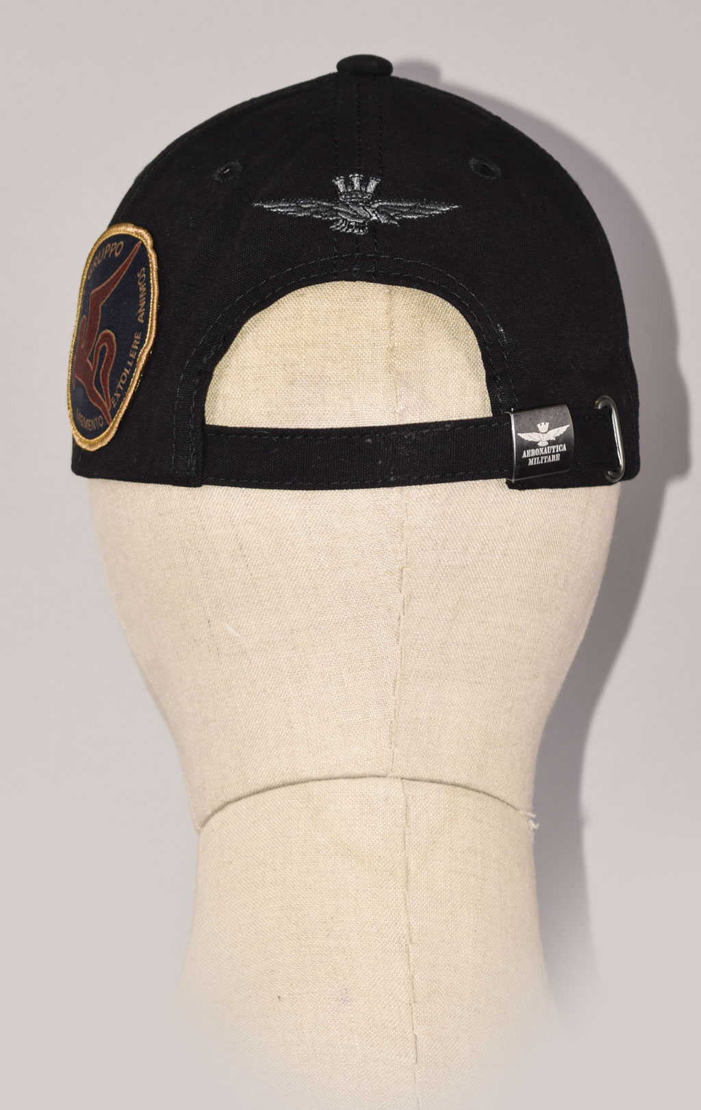 Бейсболка AERONAUTICA MILITARE FW 22/23/CN jet black (HA 1118)