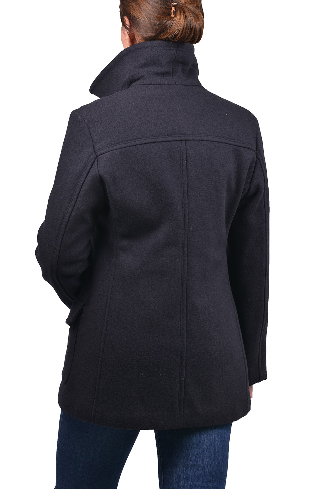 Женский бушлат морской COCKPIT Pea Coat navy (W28I002) 