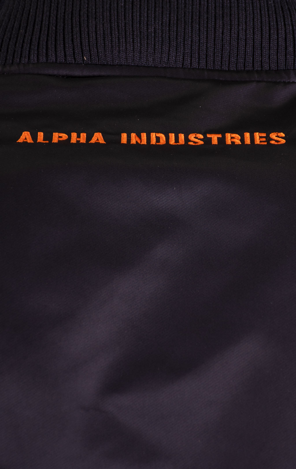 Куртка-бомбер лётная ALPHA INDUSTRIES MA-1 D-Tec SE black/orange 