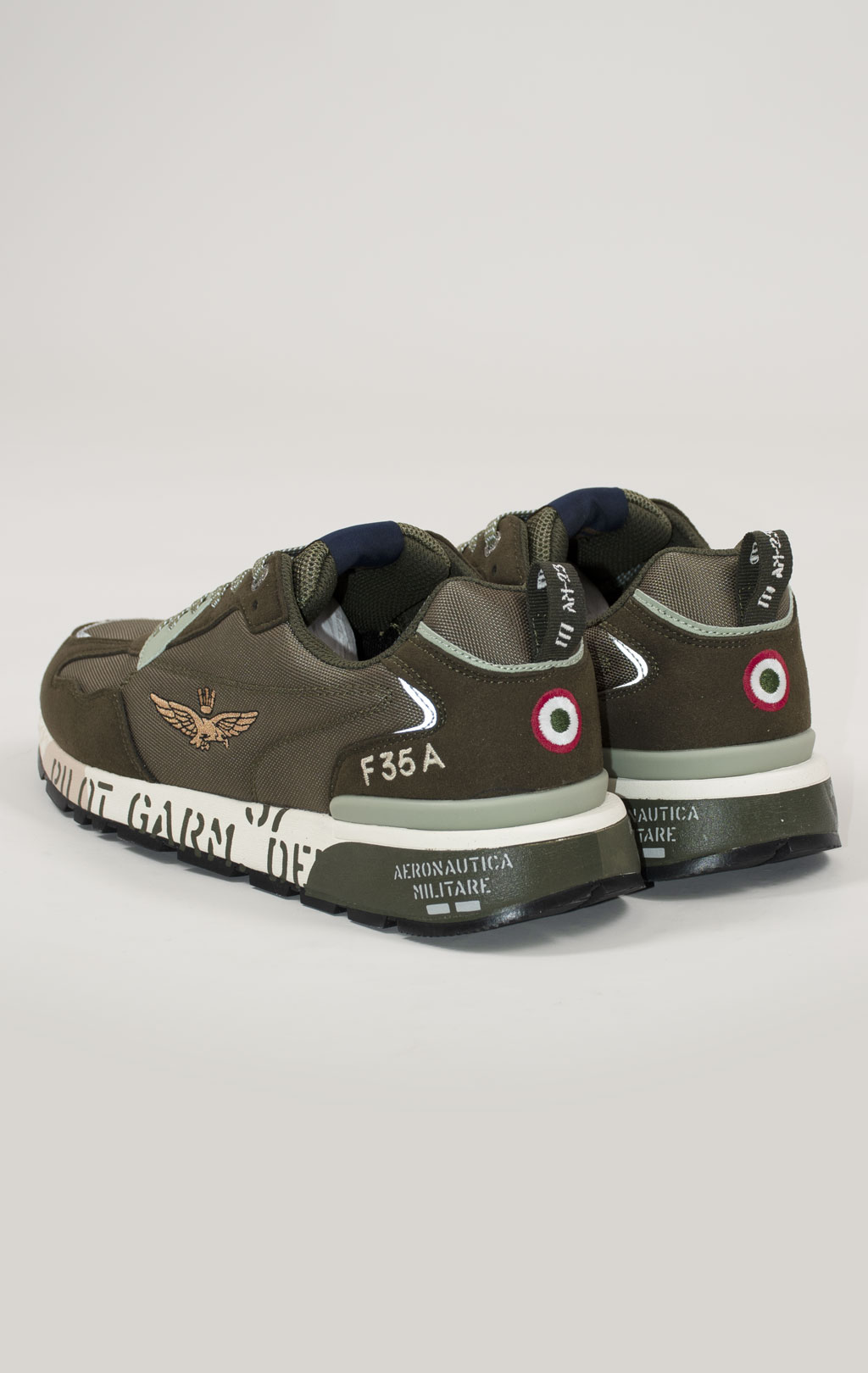 Кроссовки AERONAUTICA MILITARE FW 24/25/CN dark green/light green (SC 276) 