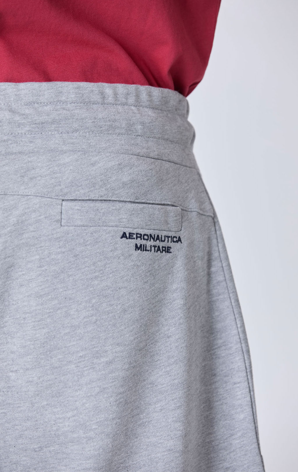 Шорты трикотажные AERONAUTICA MILITARE SS 25 m/TR grigio melange (BA 014) 