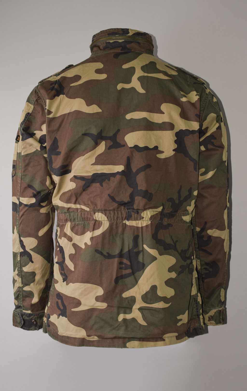 Ветровка ALPHA INDUSTRIES HUNTINGTON PATCH M-65 camo woodland 65 